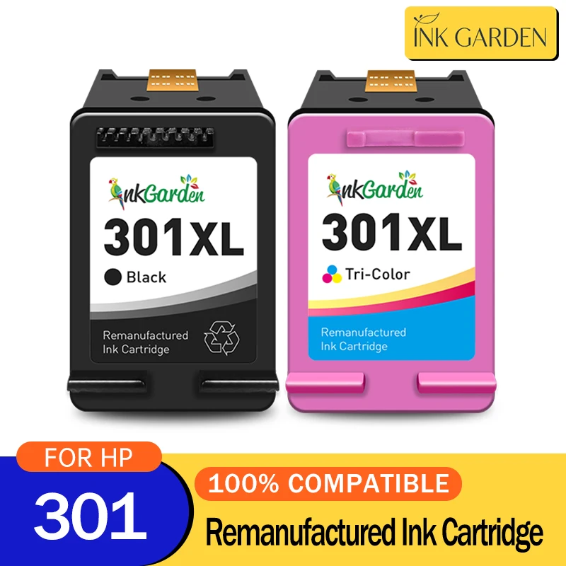 Wkład atramentowy InkGarden 301XL do drukarki HP301 HP 301 XL kompatybilny Deskjet 2050 2050a 2510 2511 2512 2514 2540 2541 2542 Drukarka XL