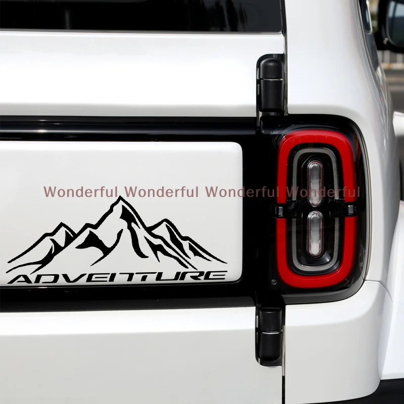 Stiker Motor Truk Mobil Vinil Lucu Reflektif Petualang Gunung Stiker Kendaraan Perjalanan Lintas Alam