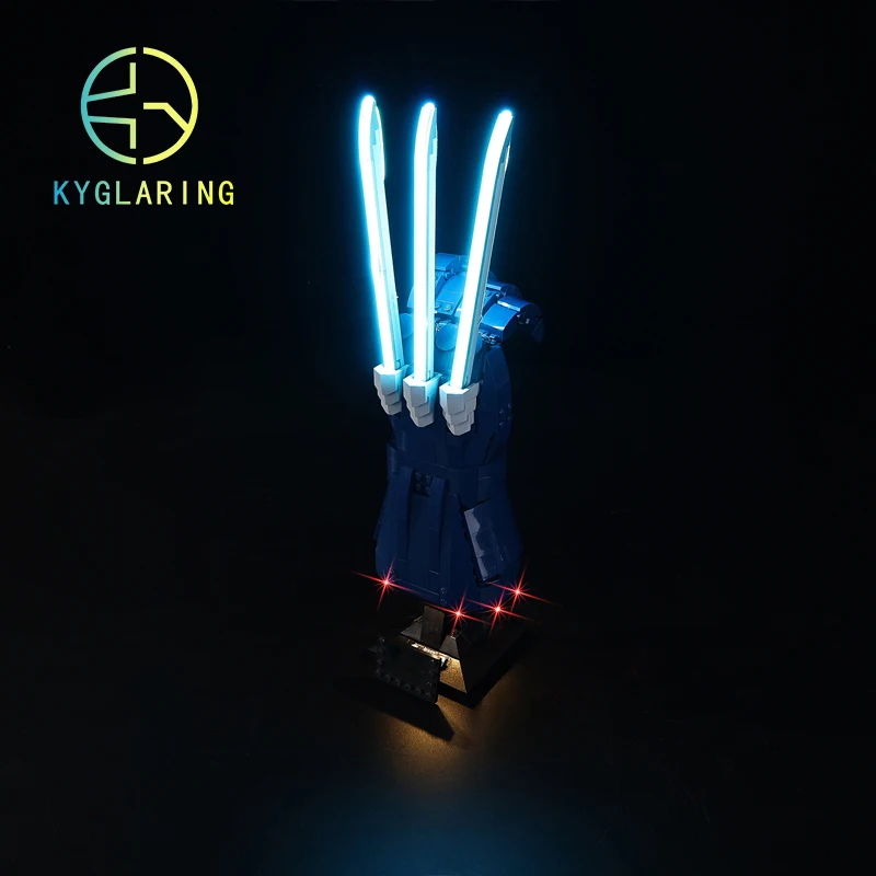 Kyglaring Led Light For 76250 Wolverines Adamantium Claws LED Kit Toys (NOT Include the Model)