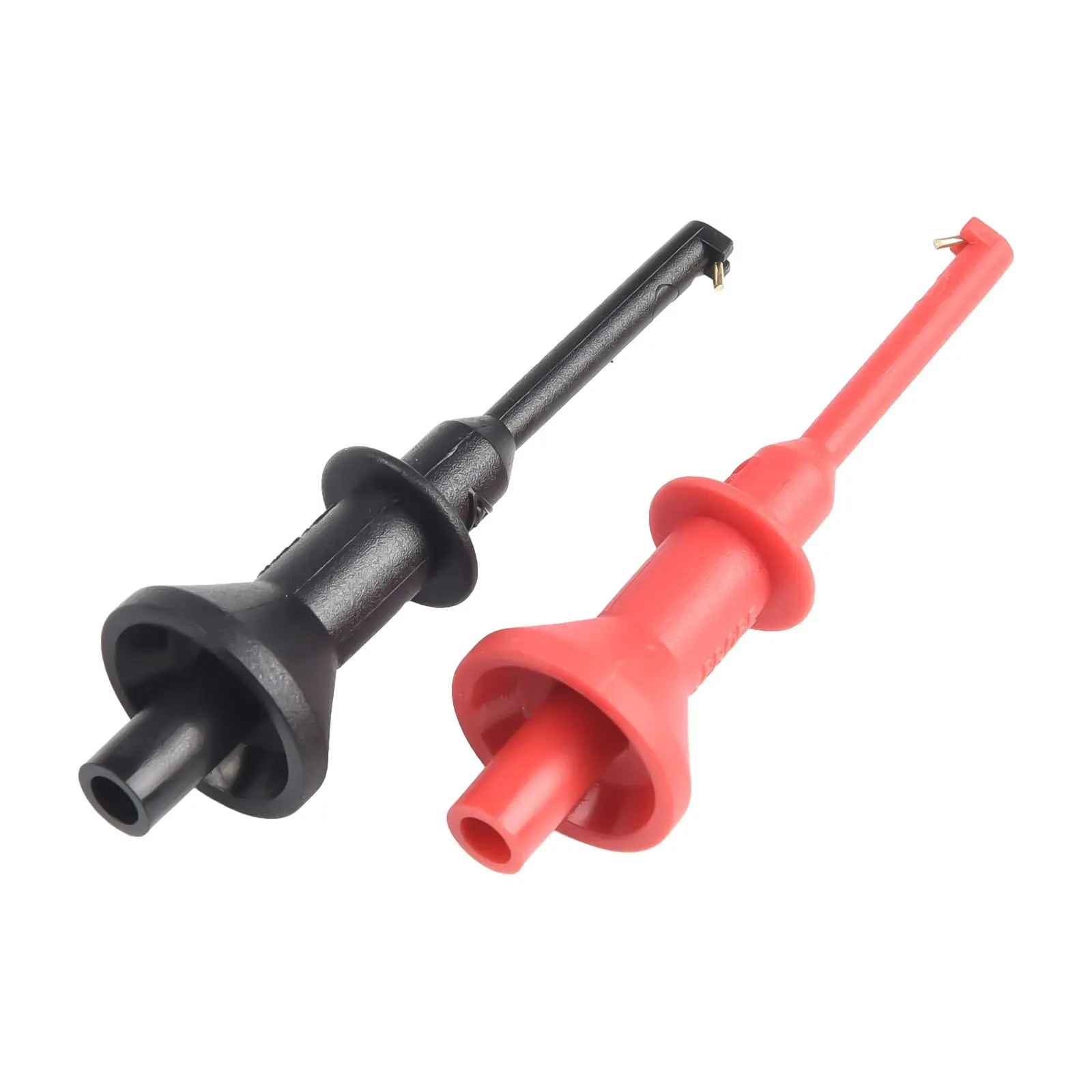 2pcs Multimeter Probe Hook Spring Hook Type for alligator Clip Strong Wear Resistance and Safe Insulation for Accurate Testing