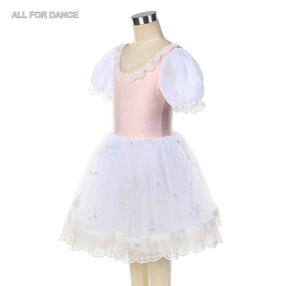 23166 corpete superior de elastano rosa de manga curta com saia tutu de tule macio branco para meninas e mulheres vestido de dança de bailarina