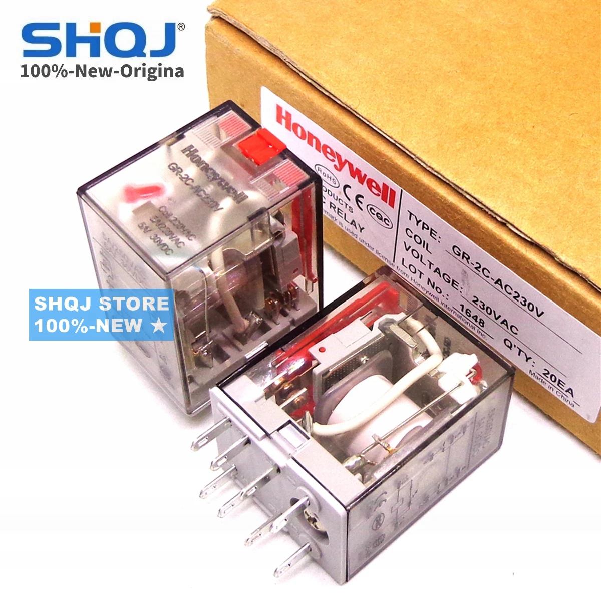 

100%-New 10PCS GR-2C-DC24V GR-4C-AC230V GR-2C GR-4C DC24V AC230V PGR-4C-E RELAY original