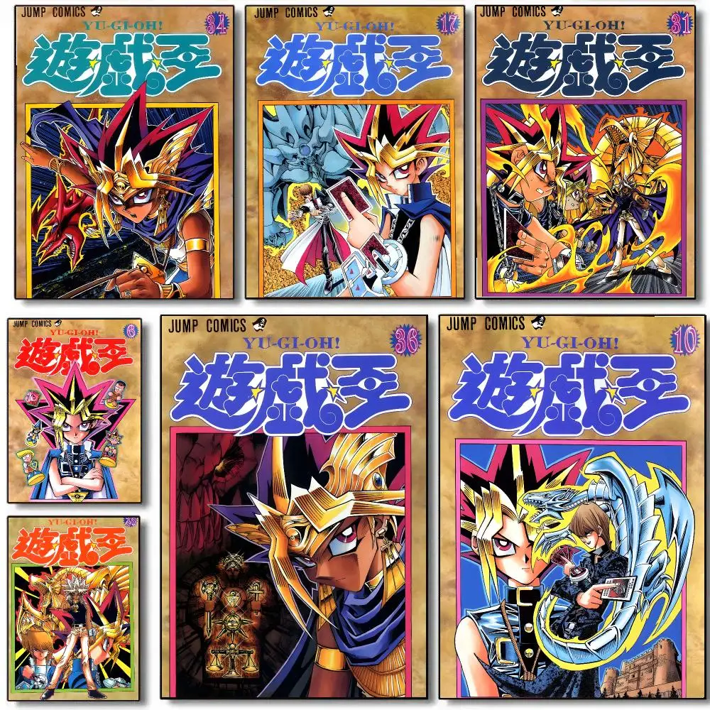 Anime Y-Yugioh Trading Card Game Poster HD Waterproof Aesthetic Wall For Home Decor Trendy Durable Easy To Apply Art