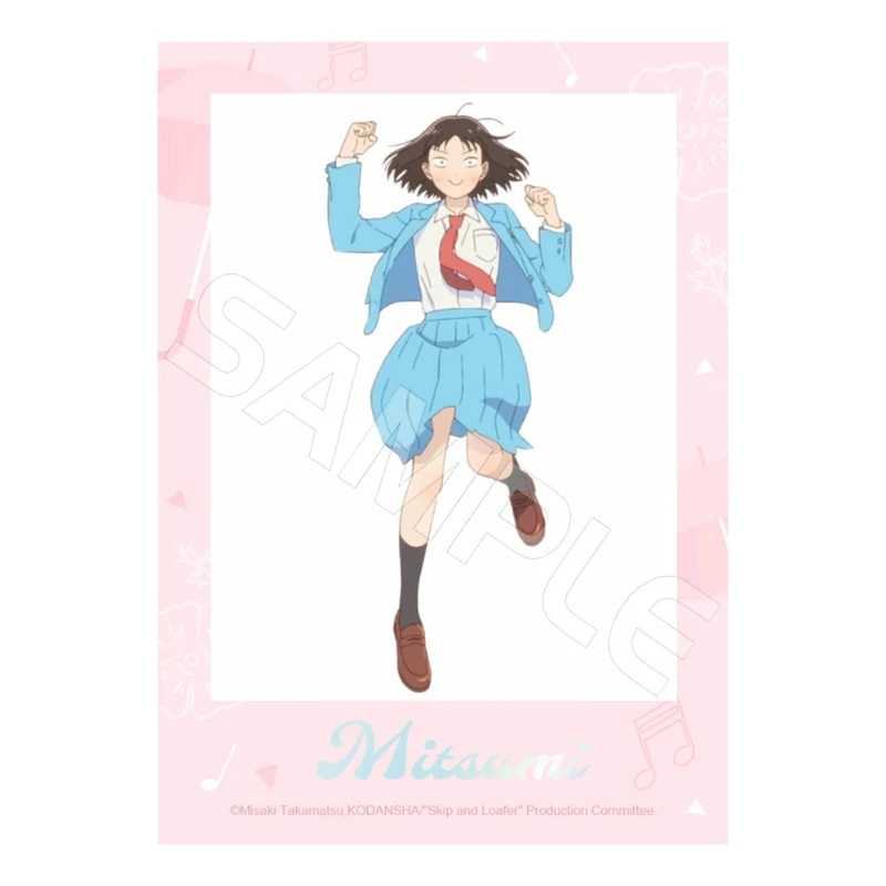 Skip and Loafer Sōsuke Shima, Mitsumi Iwakura Transparent Polaroid Badges Postcards and Merchandise Fan Collector's Gifts
