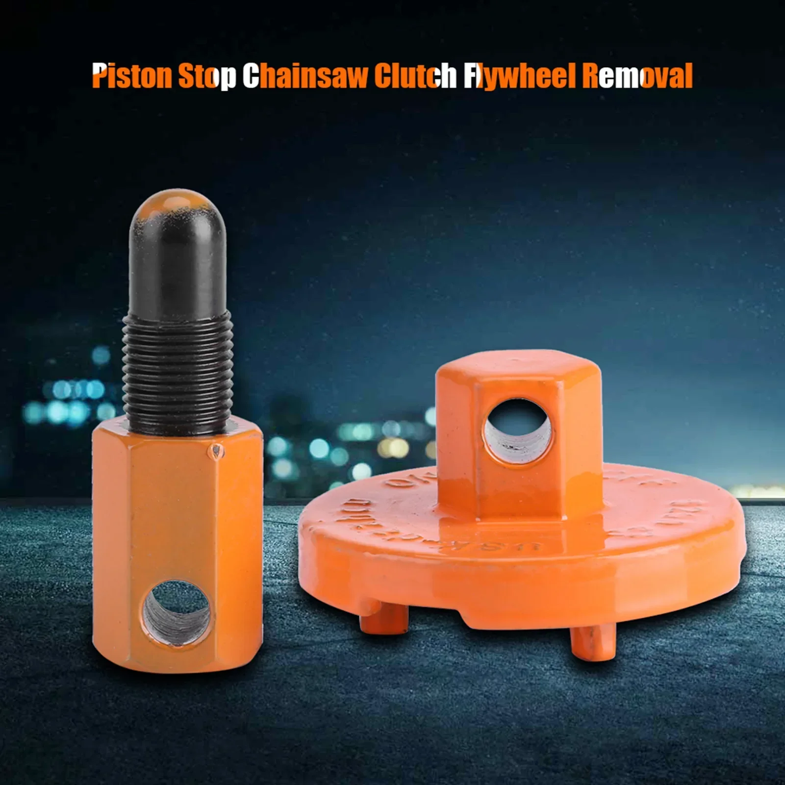 

Chainsaw Tool Tool Set Removal Universal Piston Stop Chainsaw Parts Flywheel Removal Disassembly Tool