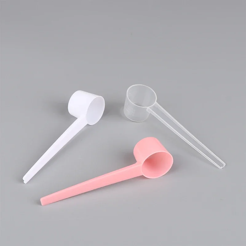 10Pcs 5g Measuring Spoons Coffee Protein Milk Powder Scoop  Kitchen Gadgets DIY Plastic Measuring Spoon