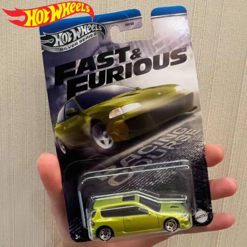 

2025 Hot Wheels FAST & FURIOUS HNR88 Series Alloy Car Model 1/64 Honda Civic Nissan Simulation Cars Model Toy Boy Birthday Gifts