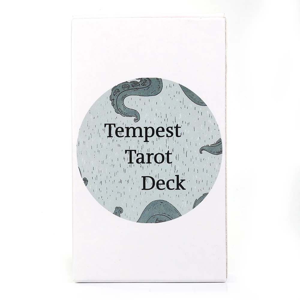 Tempest Tarot Deck Cards Divination Deck English Oracle Board Playing INK Table Game For Party