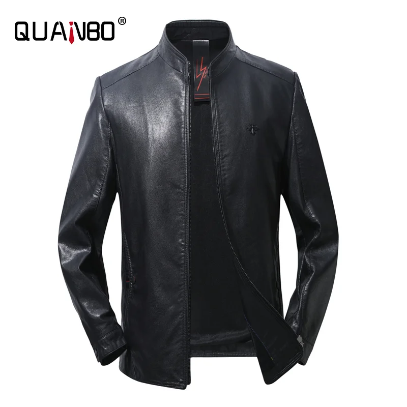 Top Quality Men Leather Jacket 2024 Spring and Autumn New Arrivals Fashion Black Biker & Suede Brand Clothing