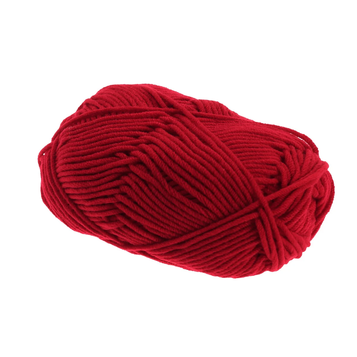 

50 Red Yarn for Knitting Milk Cotton Cream Crocheting Filling Bulky Chunky Baby