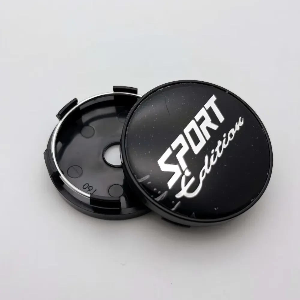 

4pcs/lot ABS 60mm Car Wheel Center Caps With Sport Edition Badge Logo Rim Hubcap Cover Sprot Emblem Styling Accessories