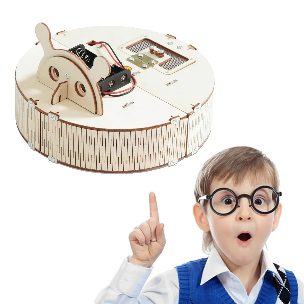 

DIY интеллектуальный робот для предотвращения препятствий, подметальный робот, научные игрушки, набор экспериментальных инструментов, обучающие пособия для детей, обучающие