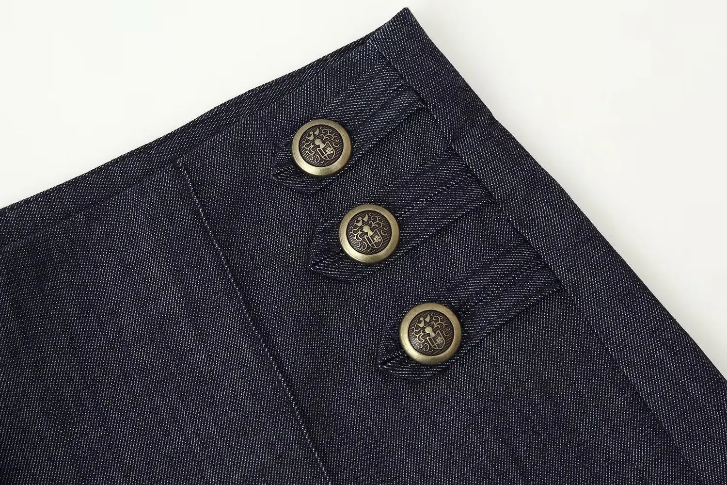 KONDALA Damen Schickes Vintage-Shorts-Set, Spitzenbesetzter Kurzblazer, Shorts mit Knopfbesatz, 2026 Frühherbst Trendiger Eleganter Pendleranzug – Detail 20