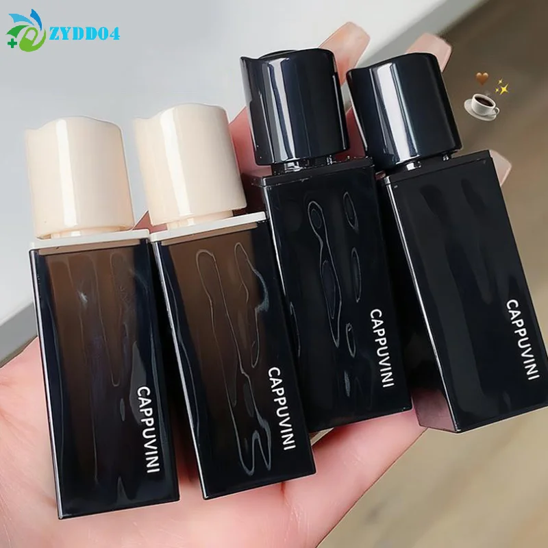 ●Cappuvini Mysterious Amber Silky Smooth Lip Mud Mousse Matte Lip Gloss Nude Color Lips Base Makeup Waterproof Lasting Cosmetics