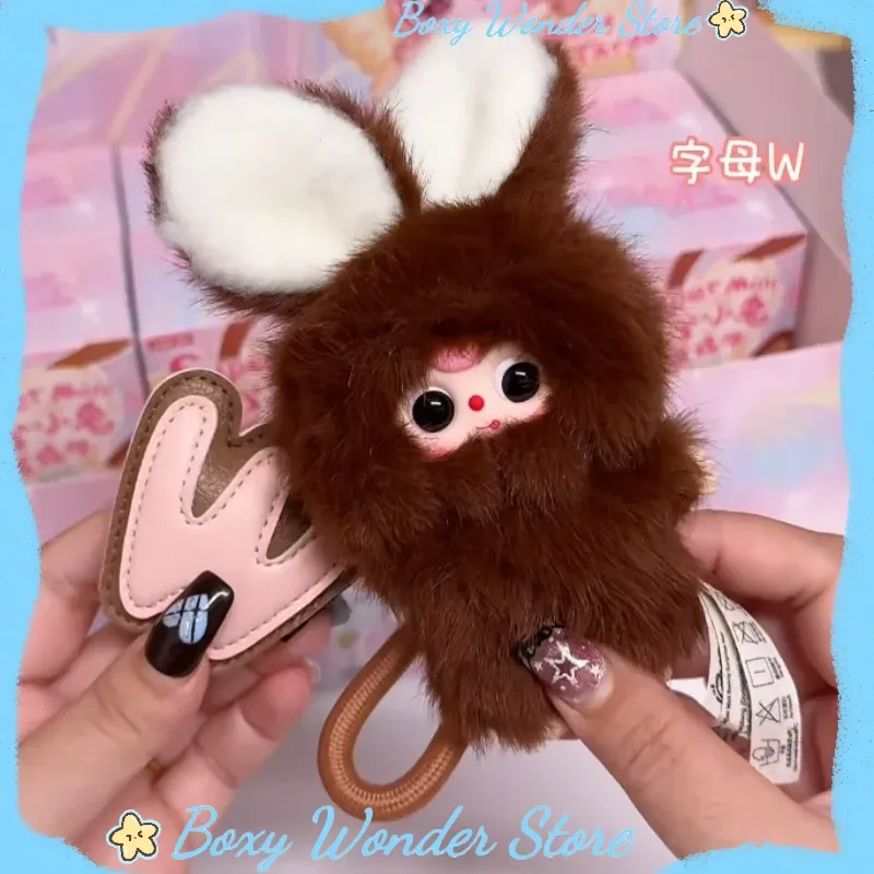 

Новый официальный детский три супер мини крошечного кролика, подвеска, виниловая слепая коробка для лица, коллекционные куклы, милая сумка, подвеска, подарок для девочки