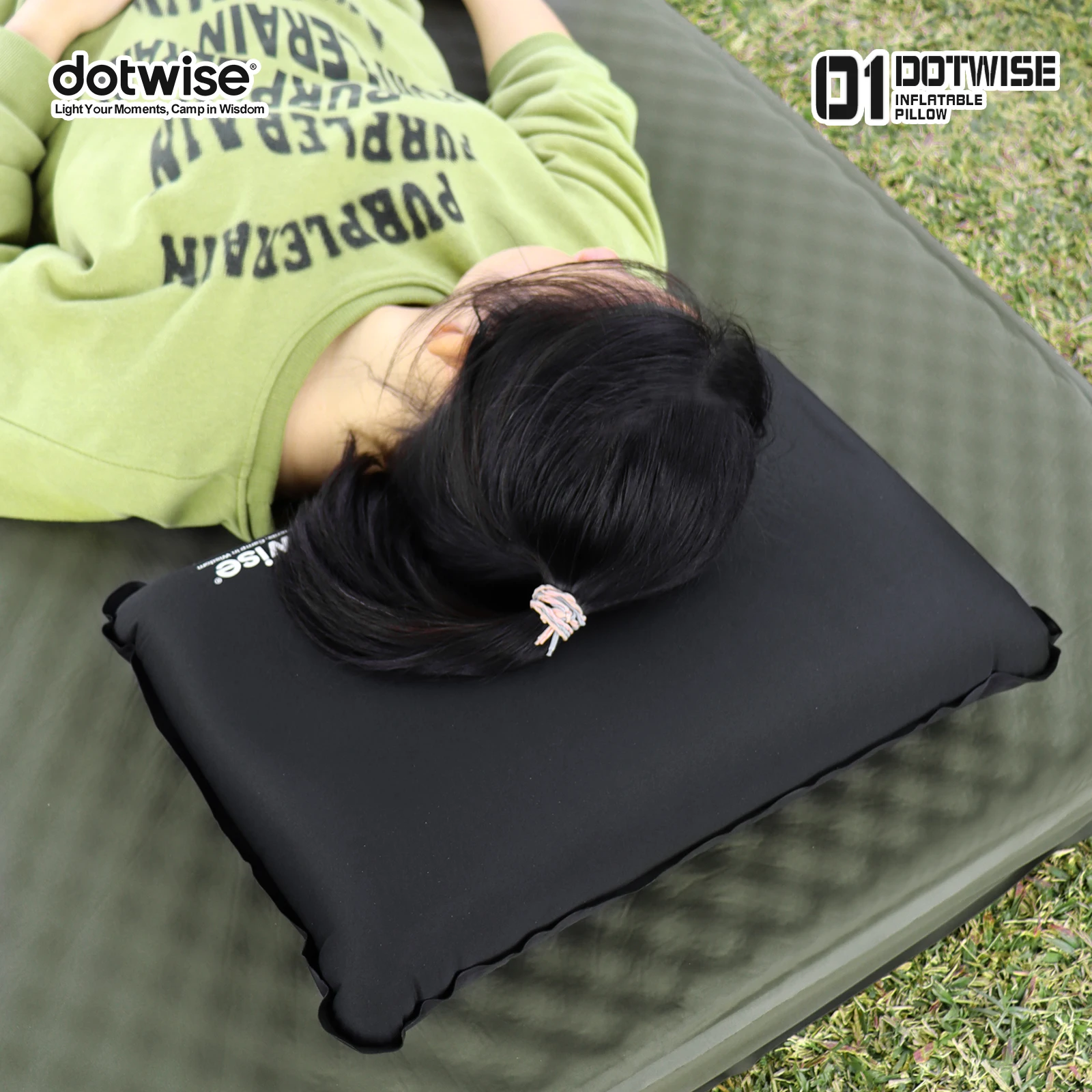 DOTWISE หมอนเป่าลมอัตโนมัติ หม - Travel Pillow Inflatable บทวิจารณ์และราคา