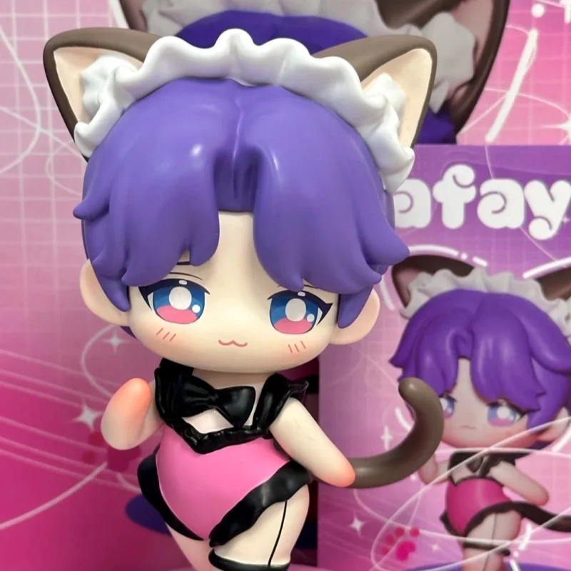 Amour et espace profond officiel Li Shen Qi & Yu Shen Xing Q-Version serviette femme de chambre série Figure Anime modèle à collectionner décor de bureau