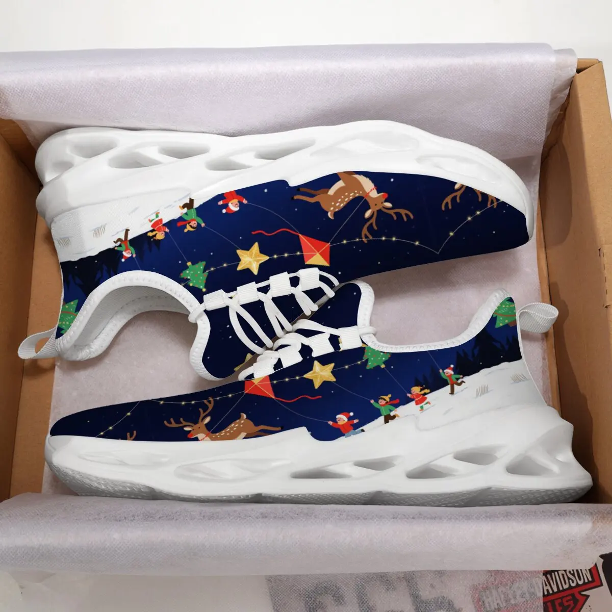 أحذية رياضية أحذية رياضية غير قابلة للانزلاق للرجال في عيد الميلاد، أحذية جري مسامية للرجال، أحذية رياضية كاجوال، أحذية مشي مريحة #5