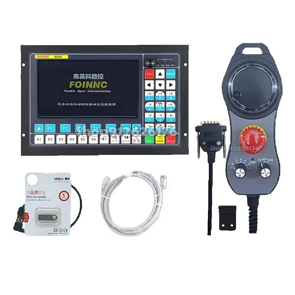 M350 Cnc Controller 3-axis 4-axis 5-axis Motion Control System 1mhz G-code Mach3 6-axis Emergency Stop Electronic Handwheel
