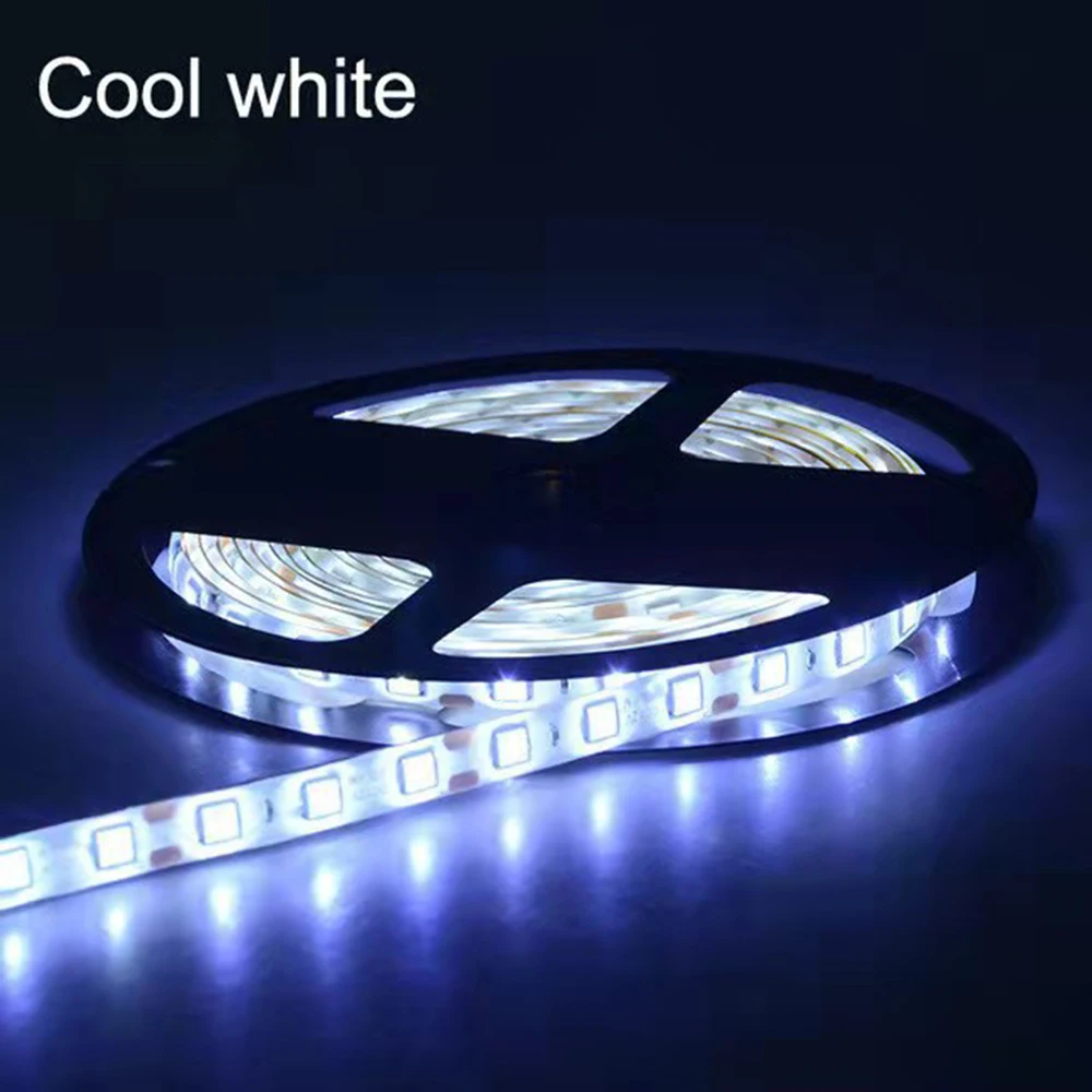 

New LED Strip Light 12V 5M 300 Leds Waterproof Flexible Luminous Decoration For Living Room SMD 5050 Ribbon Lighting Lamp