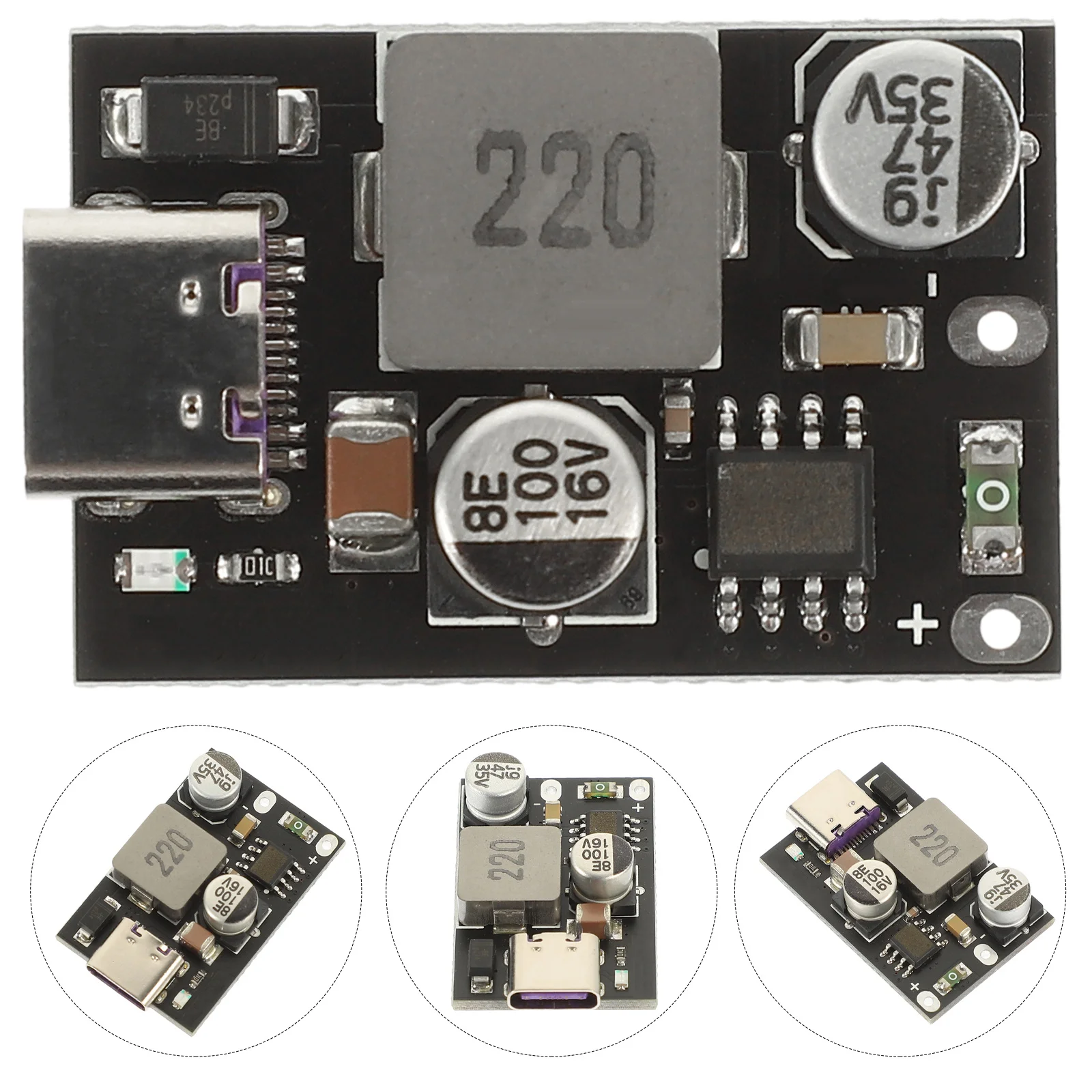 

20W Fast Charging Supply Module Usb Type- Power Converter Overvoltage Protection Wide Compatibility Step Down Voltage