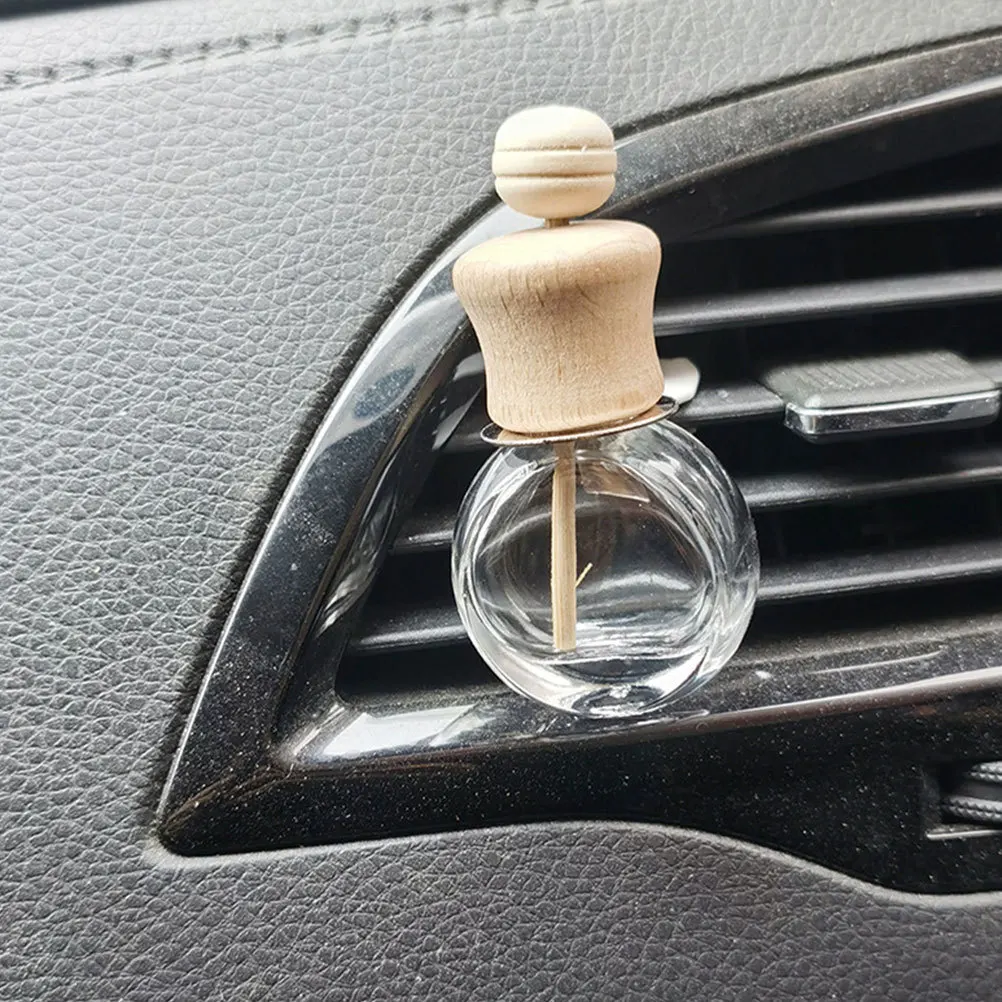 

5Pcs Car Vent Clip Diffuser Bottles Refillable Essential Oil Scent Empty Portable Aromatherapy Car Interior Decorations