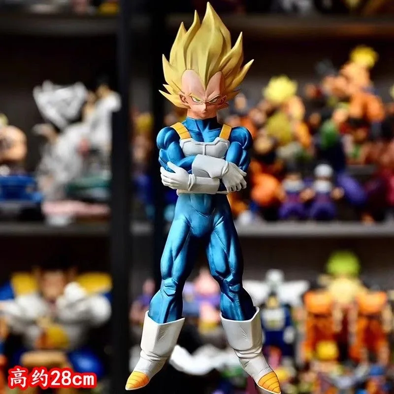 Figura de Anime de Vegeta Super Saiyan C3 Ssj de Dragon Ball, Estatua de 28 cm, Figura Coleccionable, Decoración de Escritorio, Juguetes Personalizados, Regalos para Fanáticos del Anime