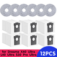 Mop Cloth Compatible For Dreame X50 Ultra X30 Ultra X40 Ultra L10s Pro Ultra L10s Plus L30s Ultra L40 Ultra Accessories Dust Bag