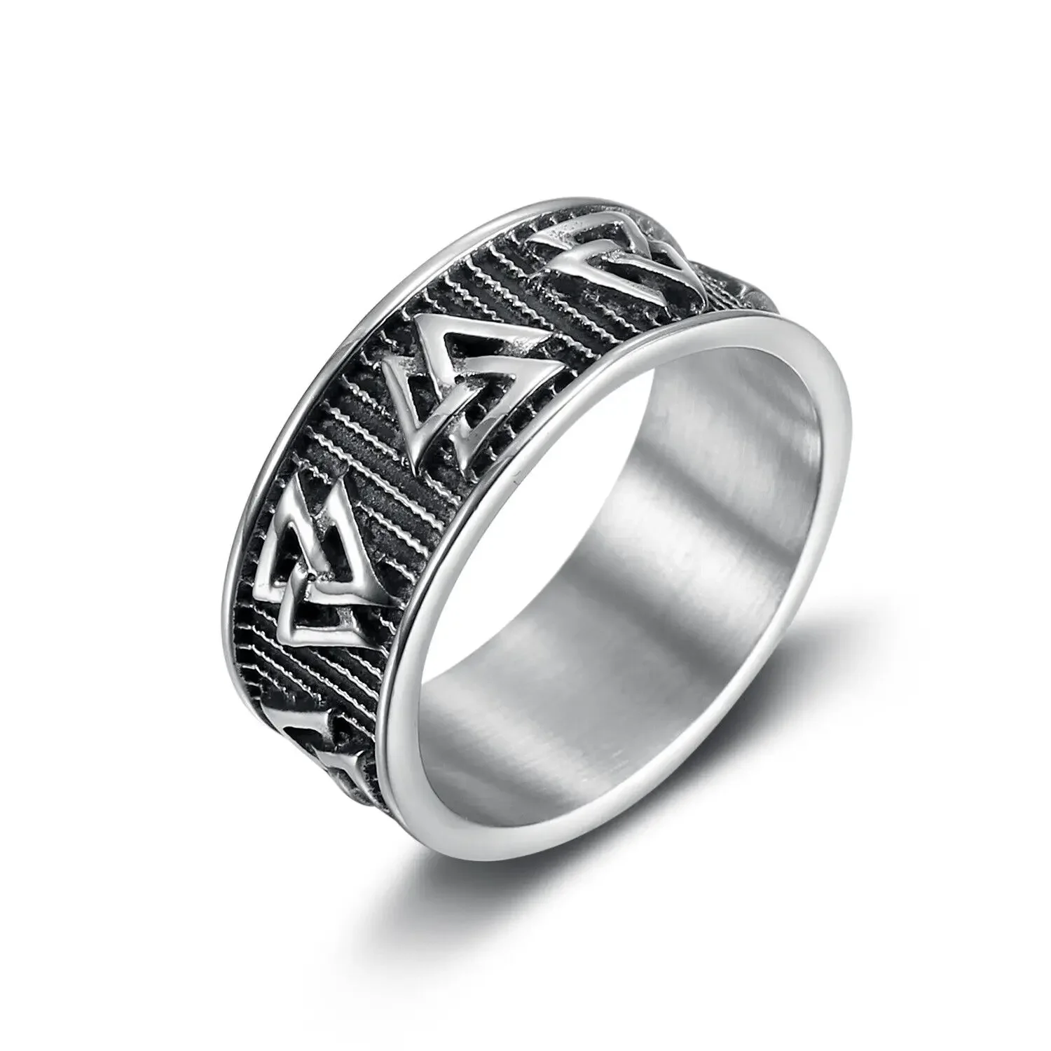 

Viking Legend Stainless Steel Men's for Rings Size 8-13