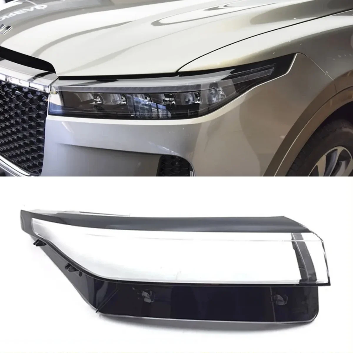 

For Leading Ideal One Headlight Cover Transparent Headlamp Shell Lens Replace Original Lampshade Plexiglass 2019 2020 2021