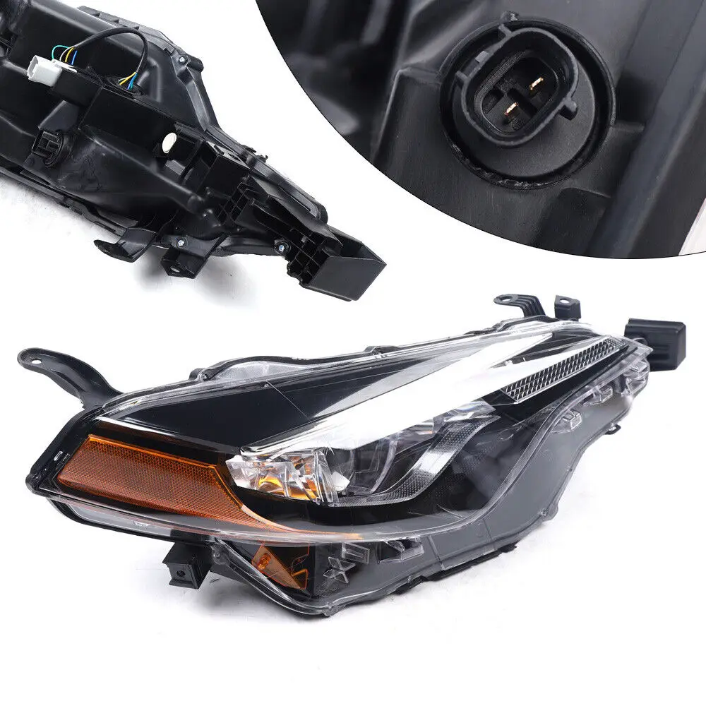 For Toyota Corolla LE CE Sedan 2017 2018 2019 1.8L Right Passenger Side LED Headlight Headlamp 8111002M70