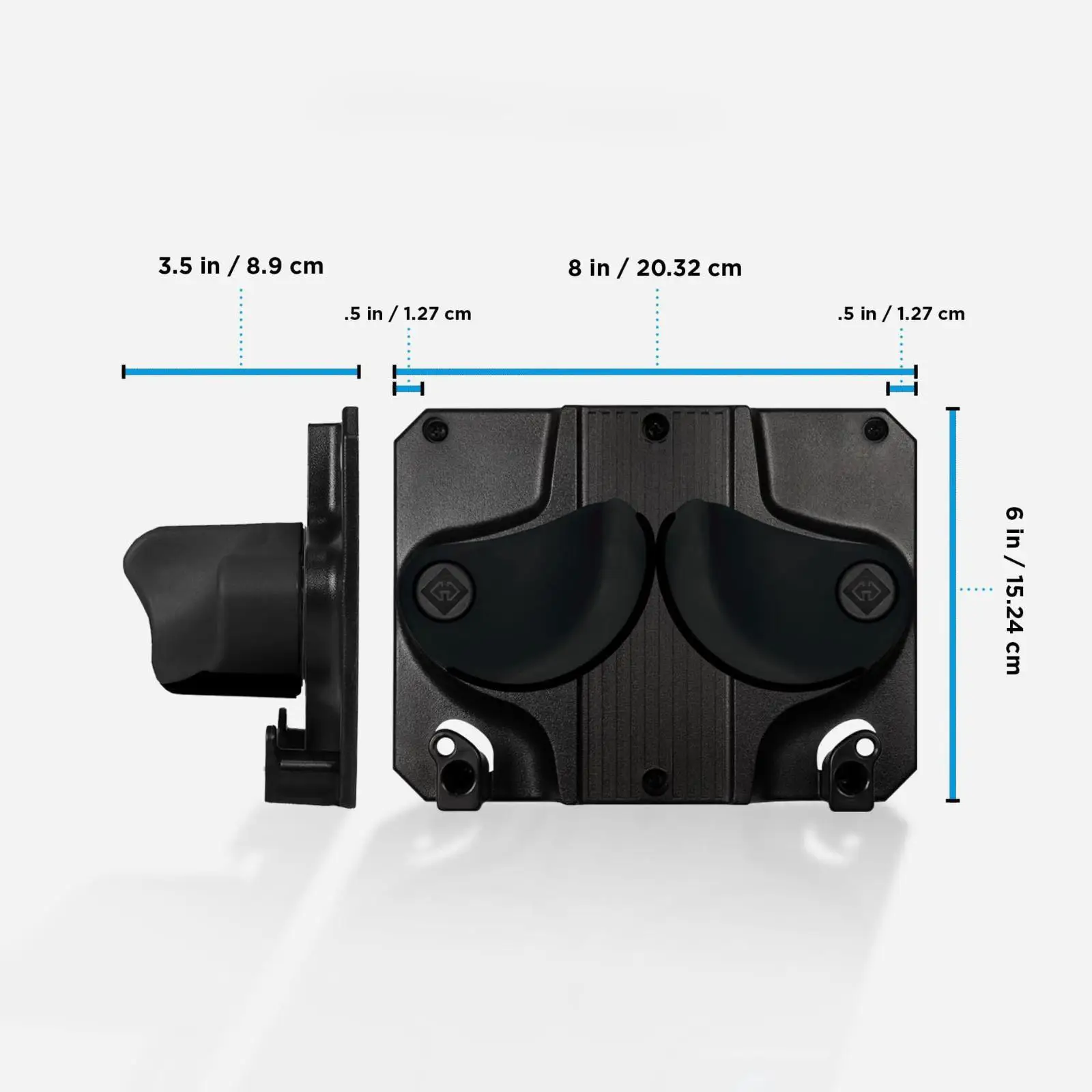 رف حائط للتزلج على الجليد على الجليد، رف تخزين للتزلج، منظم تروس شتوي، عرض لوح التزلج/الثلج لتنظيم المرآب المنزلي على الجليد