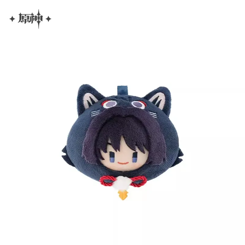 Official Genshin Impact Kunikuzushi Wanderer Cyno Xiao Diluc Yae Miko Doll Toy Stuffed Plushie Game Cosplay Kids Gift Cute