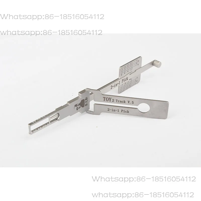 2024 Original Lishi Tools TOY2 Track V.5 Extend 2-IN-1 for Toyota  Car Auto Lock Pick Locksmith Tools