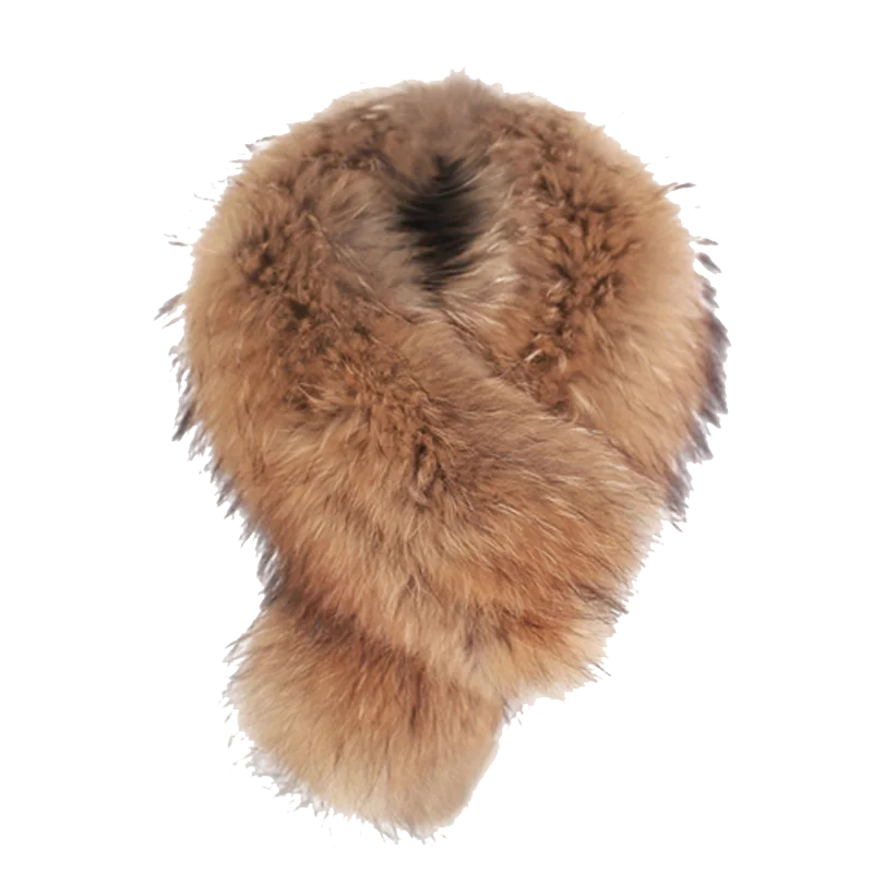 Winter New Raccoon Fur Collar For Women Coat Hood Decor Shawl Natural Fox Fur Scraves Detachable Опушка На Капюшон