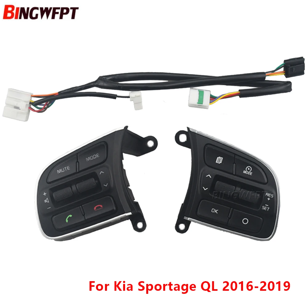 

New Steering Wheel Switch 96720-D9010 For Kia Sportage QL 2016-2019 Audio Volume Bluetooth Cruise Control Button