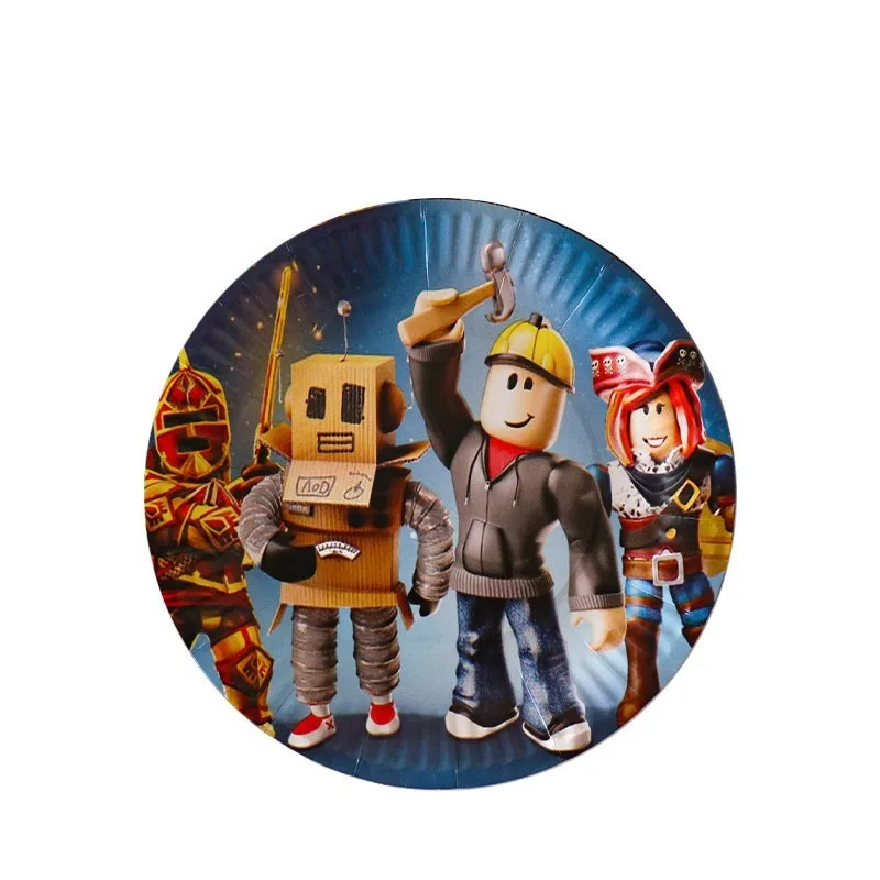 Nouveau thème ROBLOX 1 pièces Kit de Table de fête d'anniversaire couverture jouet enfants garçons filles faveurs nappe en plastique fournitures de fête