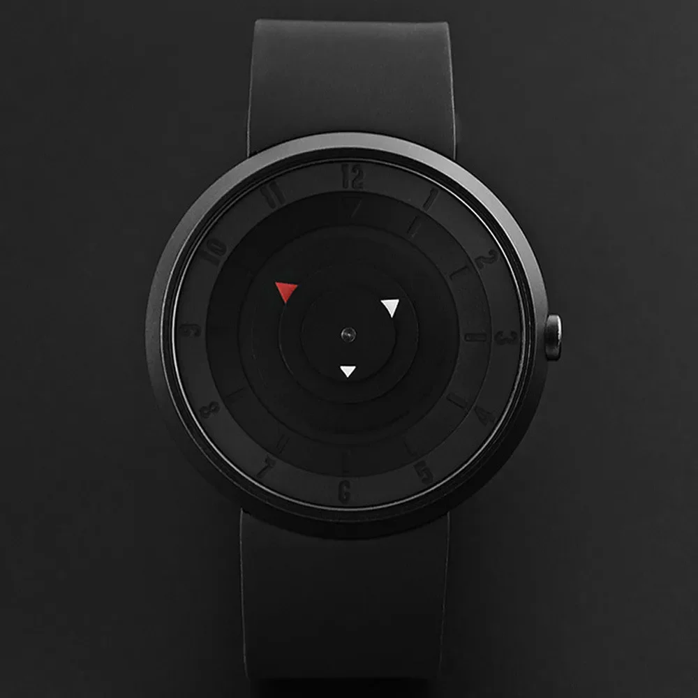 ساعات رياضية فريدة للرجال ، ساعات يد كوارتز ، سوار سيليكون ، ساعة فريدة من نوعها ،