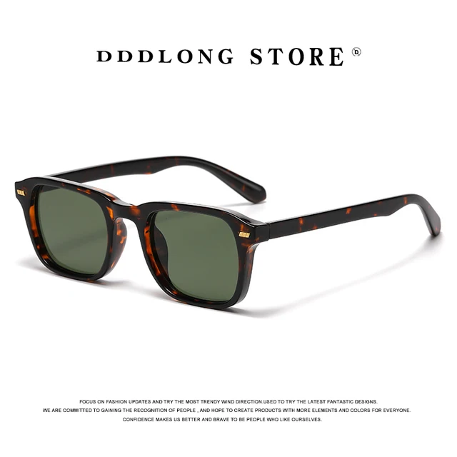 DDDLONG Retro Fashion Punk okulary przeciwsłoneczne damskie męskie okulary przeciwsłoneczne klasyczne Vintage UV400 odcienie zewnętrzne D532