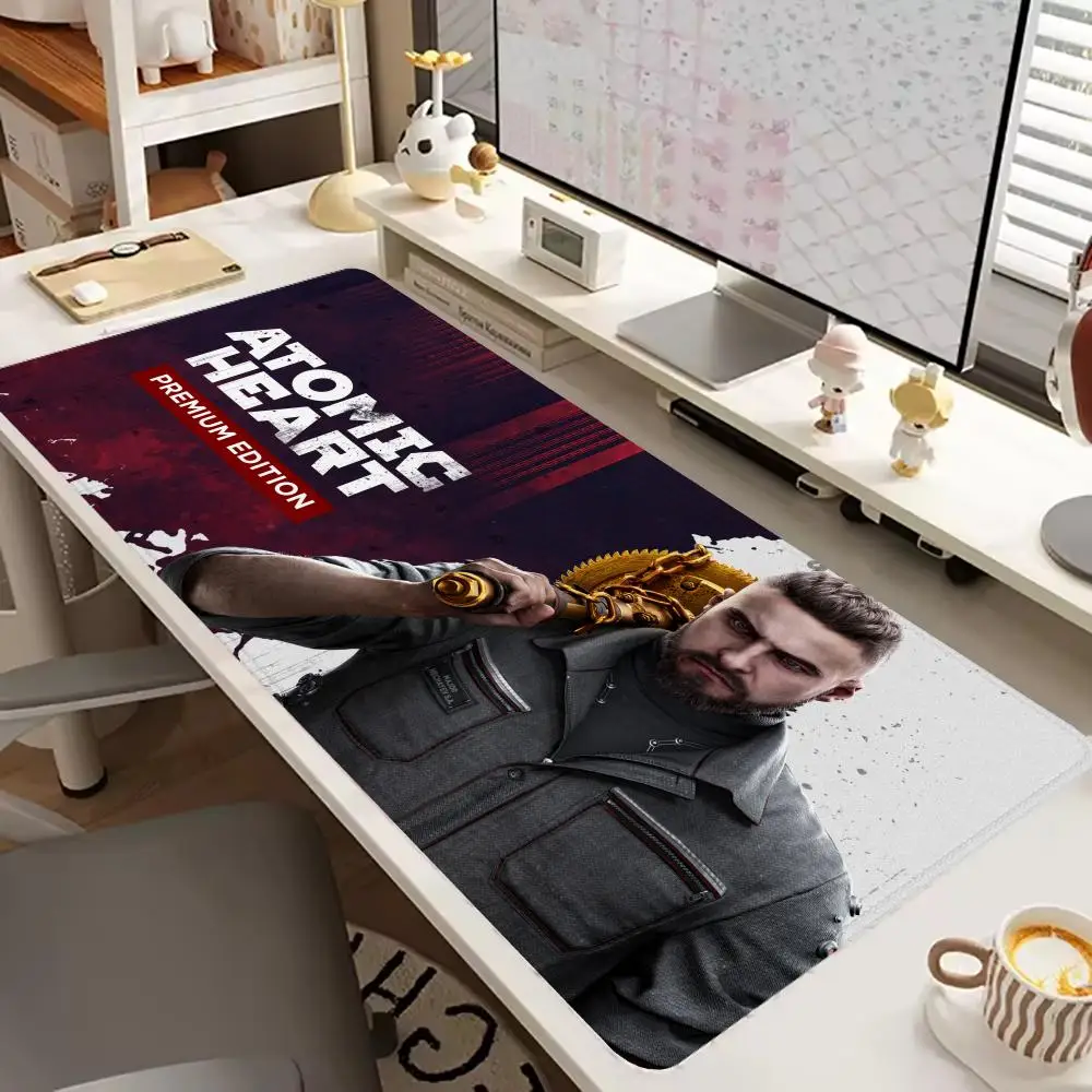 

Популярный коврик для мыши A_Atomic H_Heart, очень большой игровой коврик для мыши, аксессуар для ПК-игр, подходит для высокоскоростных клавиатур.