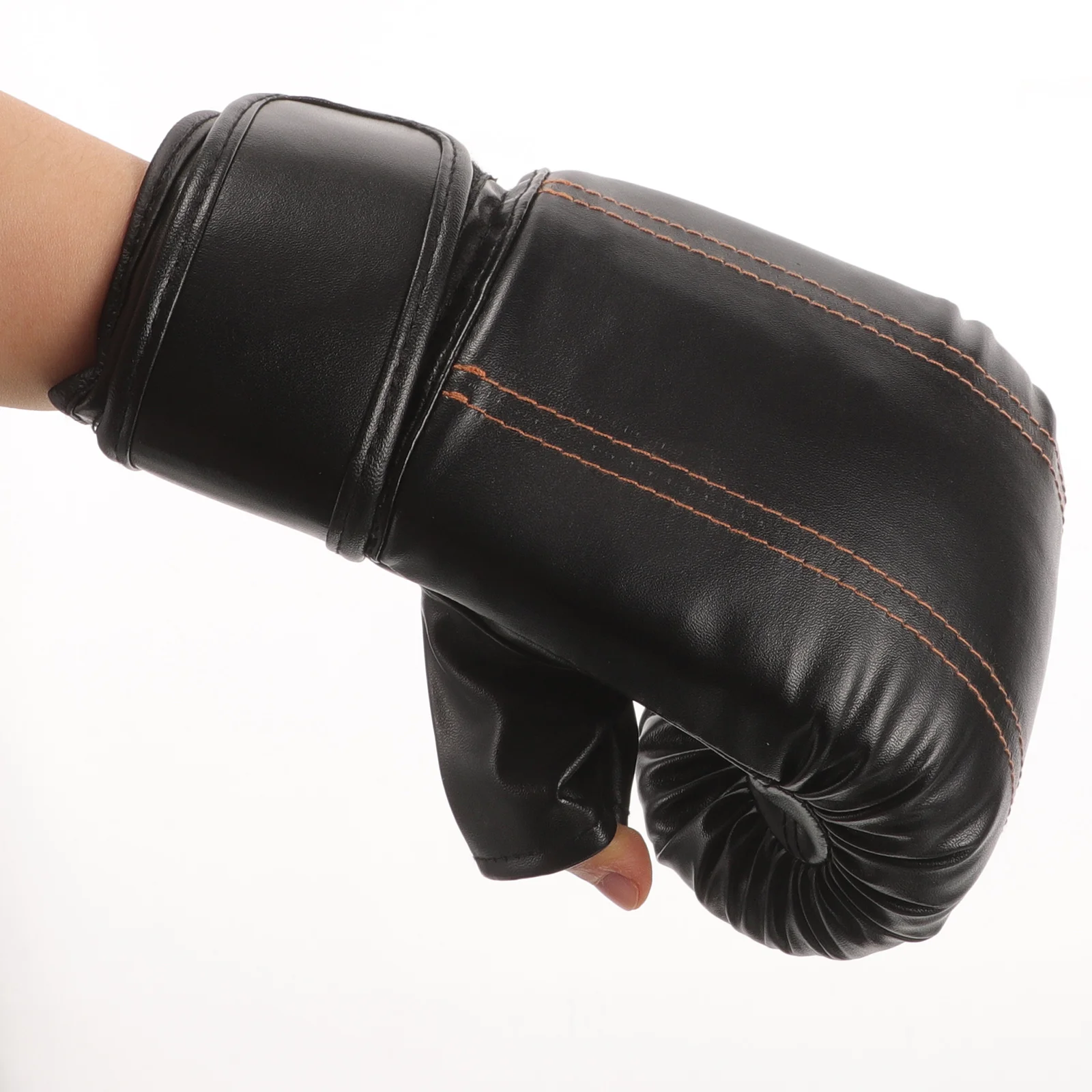 

1 Pair Boxing Gloves Training Sparring Protective Pu Lightweight Shock Absorption Fighting Taekwondo Exercise Gear Portable