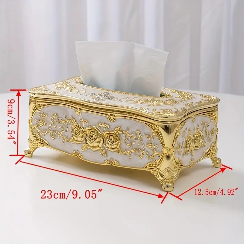 Plastic tissue box holder, household desktop tissue dispenser, suitable for kitchens, bedrooms, living rooms, and restaurants