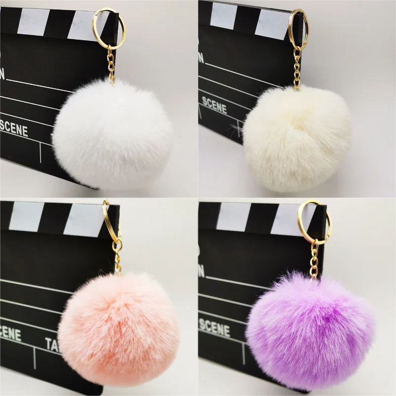 

8 см брелок в форме шара, мягкая плюшевая сумка, подвеска, украшение, подарок для женщин, брелок «сделай сам», мягкие плюшевые игрушки llaveros, 1 шт.