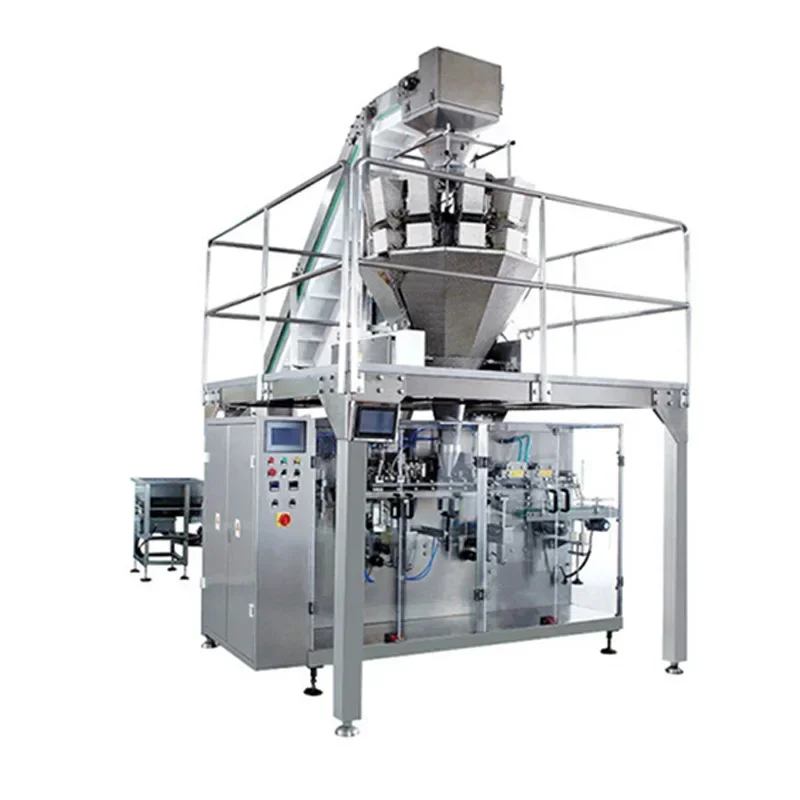 Self-supporting bag beef kernels packaging machine