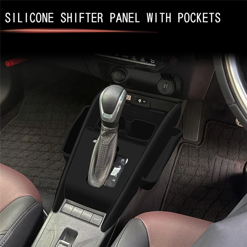 

For Suzuki Fronx 2024 Car Gear Shift Panel Silicone Cup Holder With Side Storage Box RHD
