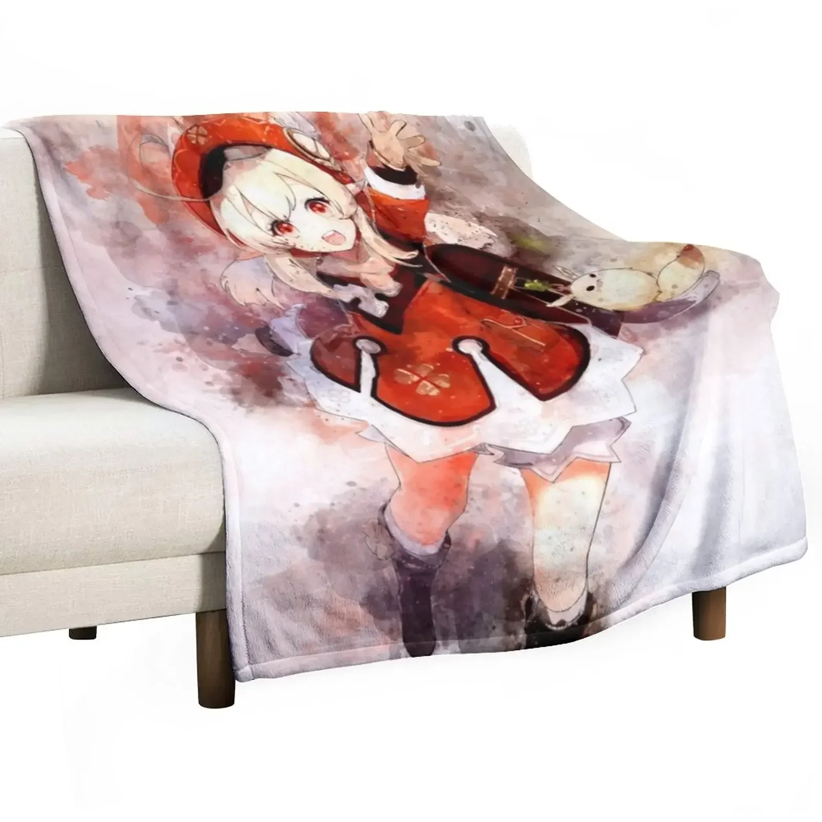 

Genshin Impact - Klee Throw Blanket Decorative Throw Retros Blankets