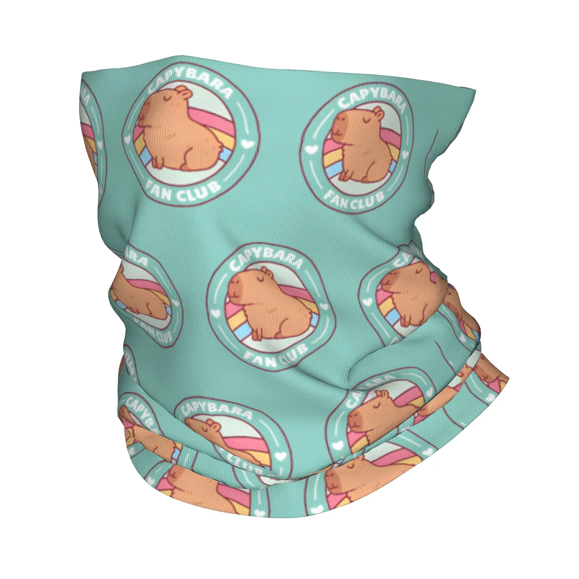 

Многофункциональный шарф-бандана с принтом милой капибары для фан-клуба, маска для лица, унисекс, для взрослых, на все сезоны