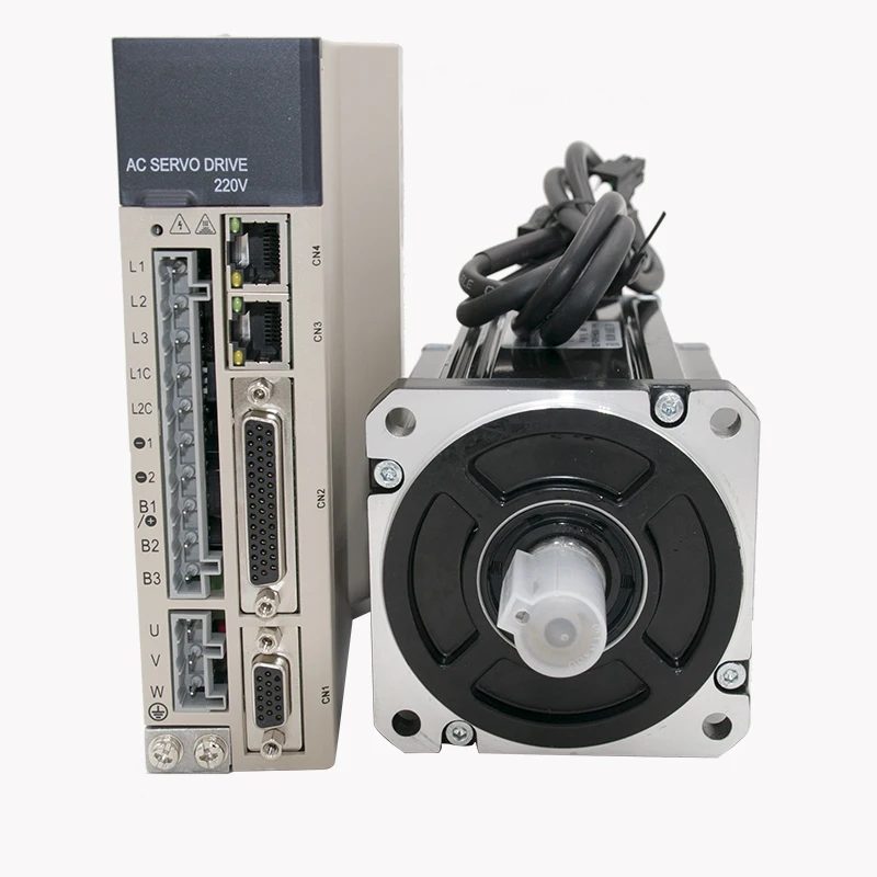 Siheng モーター CE 工場ブランドインクリメンタルエンコーダ 90 ミリメートル 220 V 730 ワット 2000R 3.5N AC サーボモーターとドライバー彫刻機用