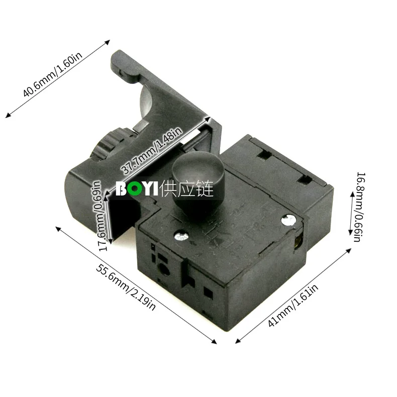 6 (6) A 220V FA2-6/1BEK hand drill speed control switch forward and reverse stepless speed switch accessories