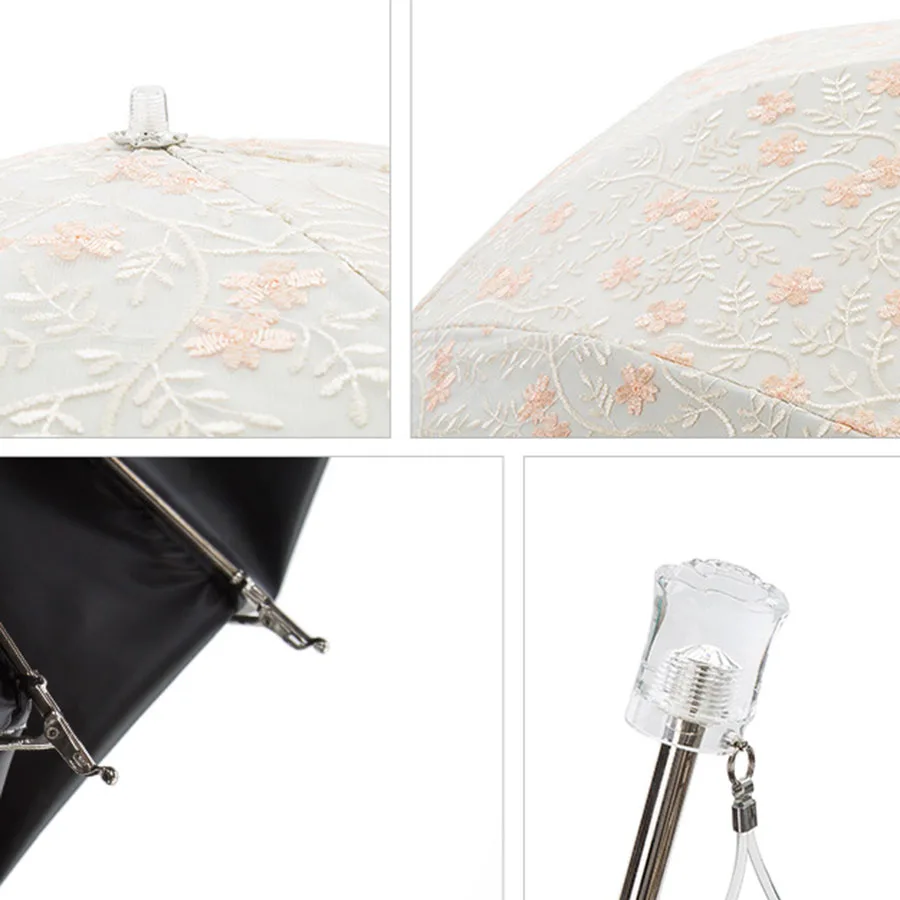 Girl Umbrella Parasol Uv Big Luxury Lace Rain Umbrella Women Visor Automatic Toothpick Girly Sword Upf50 Paraguas Umbrellas Tent